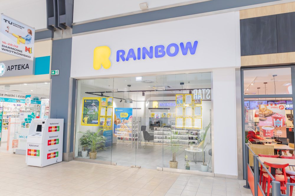 biuro turystyczne Rainbow Tours w m1 poznań